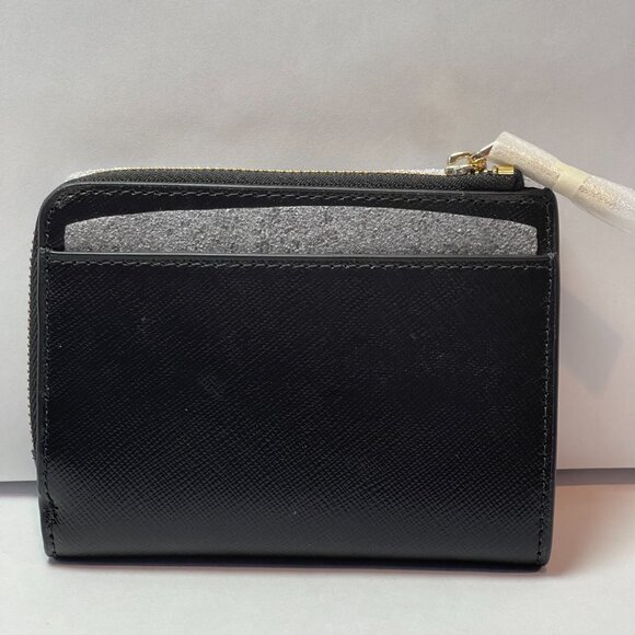 Kate Spade Madison Compact  L-Zip Wallet - Black - NWT - Picture 2 of 6